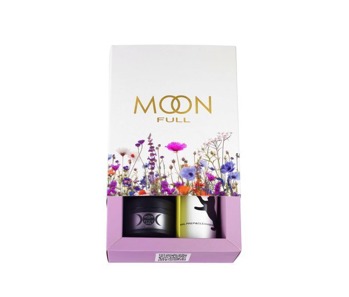MOON FULL Лімітований набір гелей №3(Poly Gel 12, Poly Gel 17, Jelly Gel 23, Prep & Cleanser 3x1)
