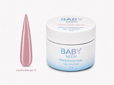 BABY MOON Liquid Builder gel, 15ml №10