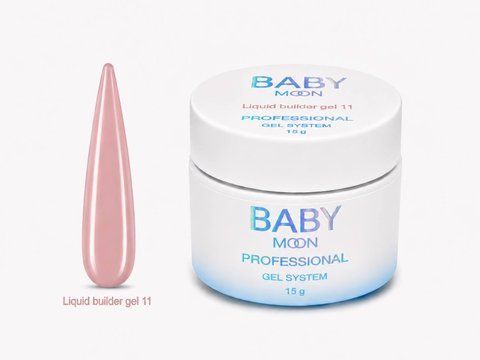BABY MOON Liquid Builder gel, 15ml №11