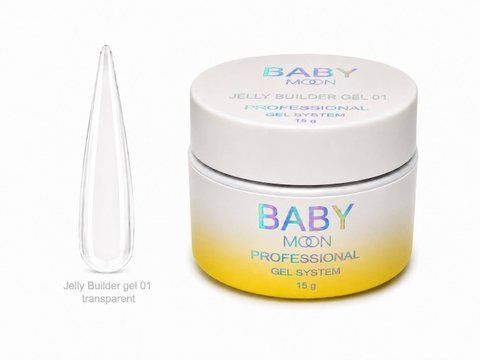 BABY MOON JELLY Builder Gel, 15ml №01