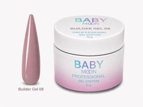 BABY MOON Builder Gel, 15ml №08