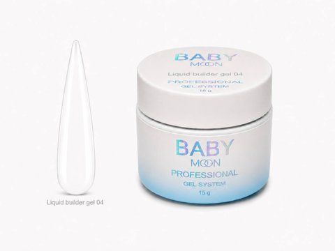 BABY MOON Liquid Builder gel, 15ml №04