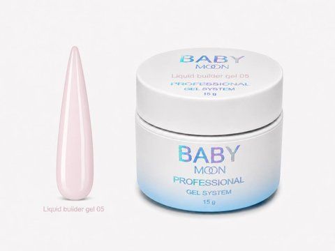 BABY MOON Liquid Builder gel, 15ml №05