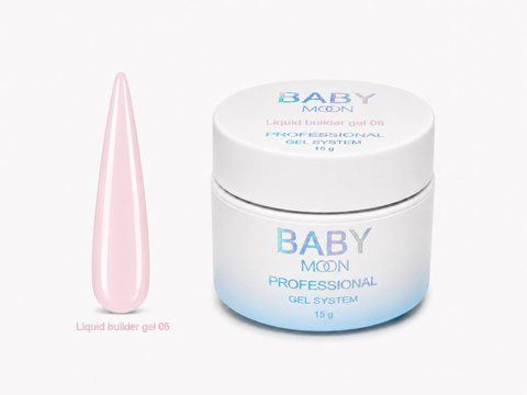 BABY MOON Liquid Builder gel, 15ml №06